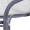 Flash Furniture Tory 27.5-in x 47.25-in Patio Table w/Tempered Glass Top w/Umbrella Hole and Steel Tube Frame, Slvr FV-FRB7-120-7W-SV-GG - alternate 10